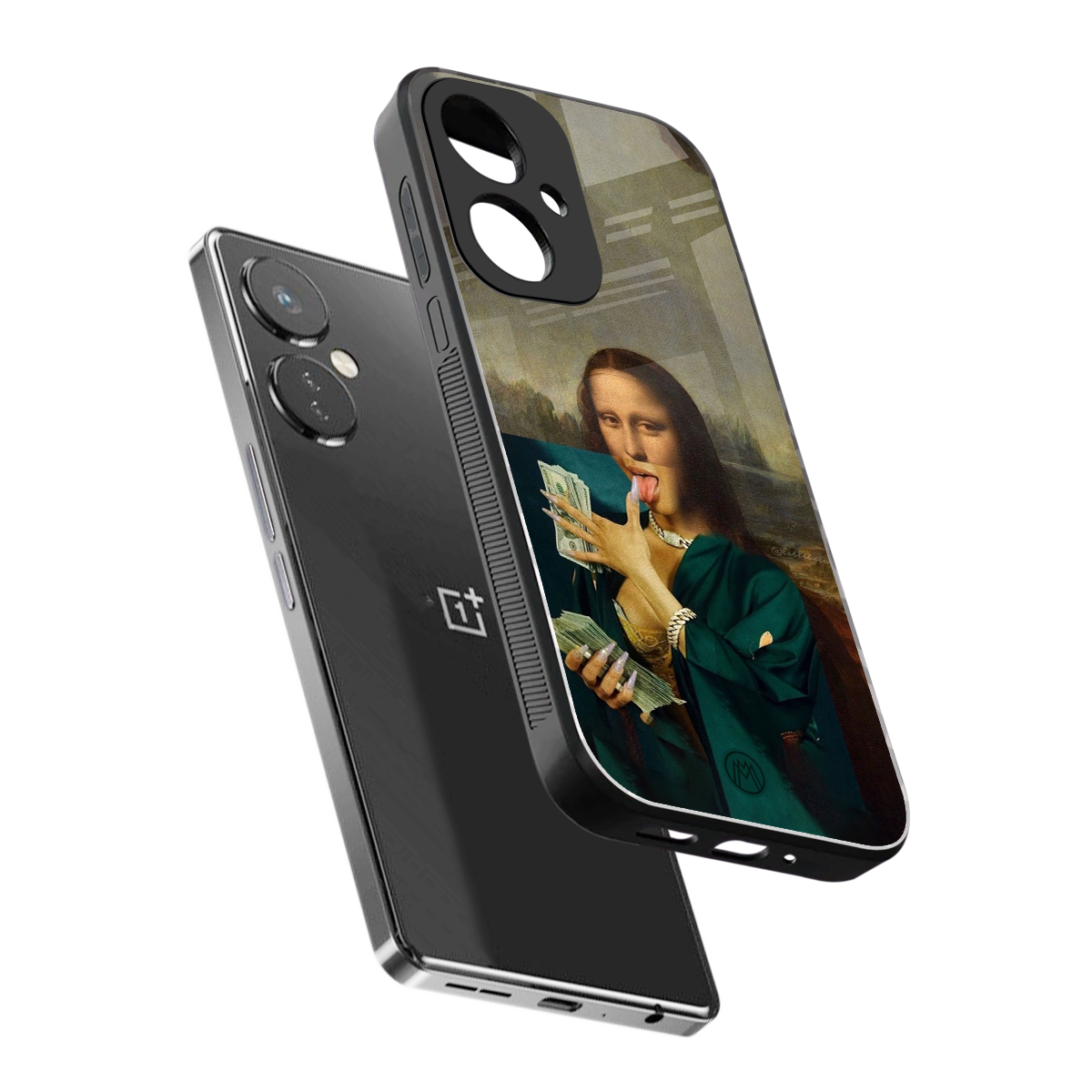 money lisa back phone cover | glass case for oneplus nord ce 3