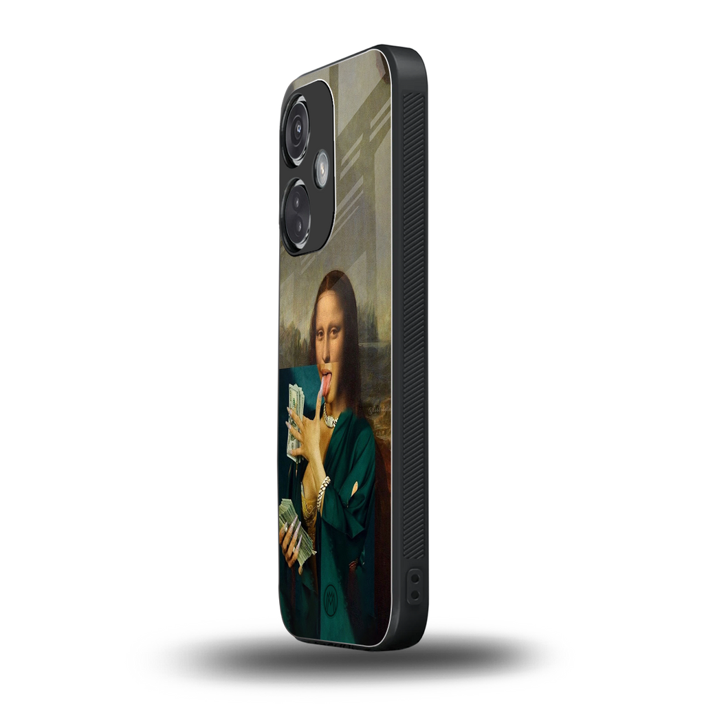 money lisa back phone cover | glass case for oneplus nord ce 3