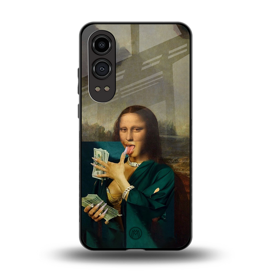 money lisa back phone cover | glass case for oneplus nord ce 4 lite