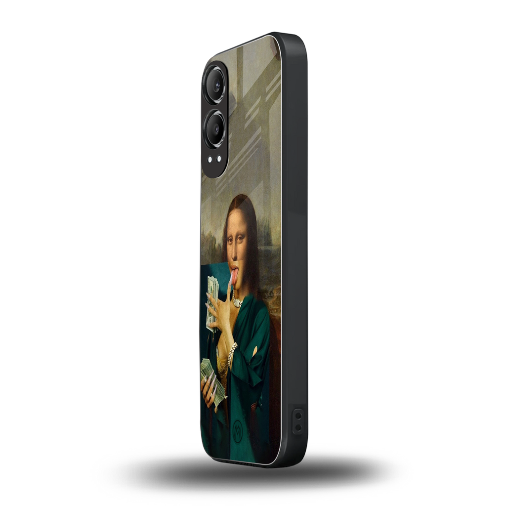 money lisa back phone cover | glass case for oneplus nord ce 4 lite