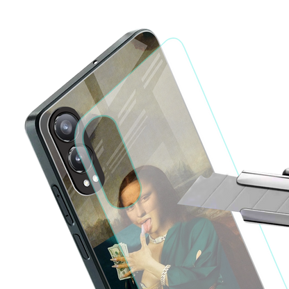 money lisa back phone cover | glass case for oneplus nord ce 4 lite