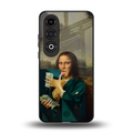 money lisa back phone cover | glass case for oneplus nord ce 4