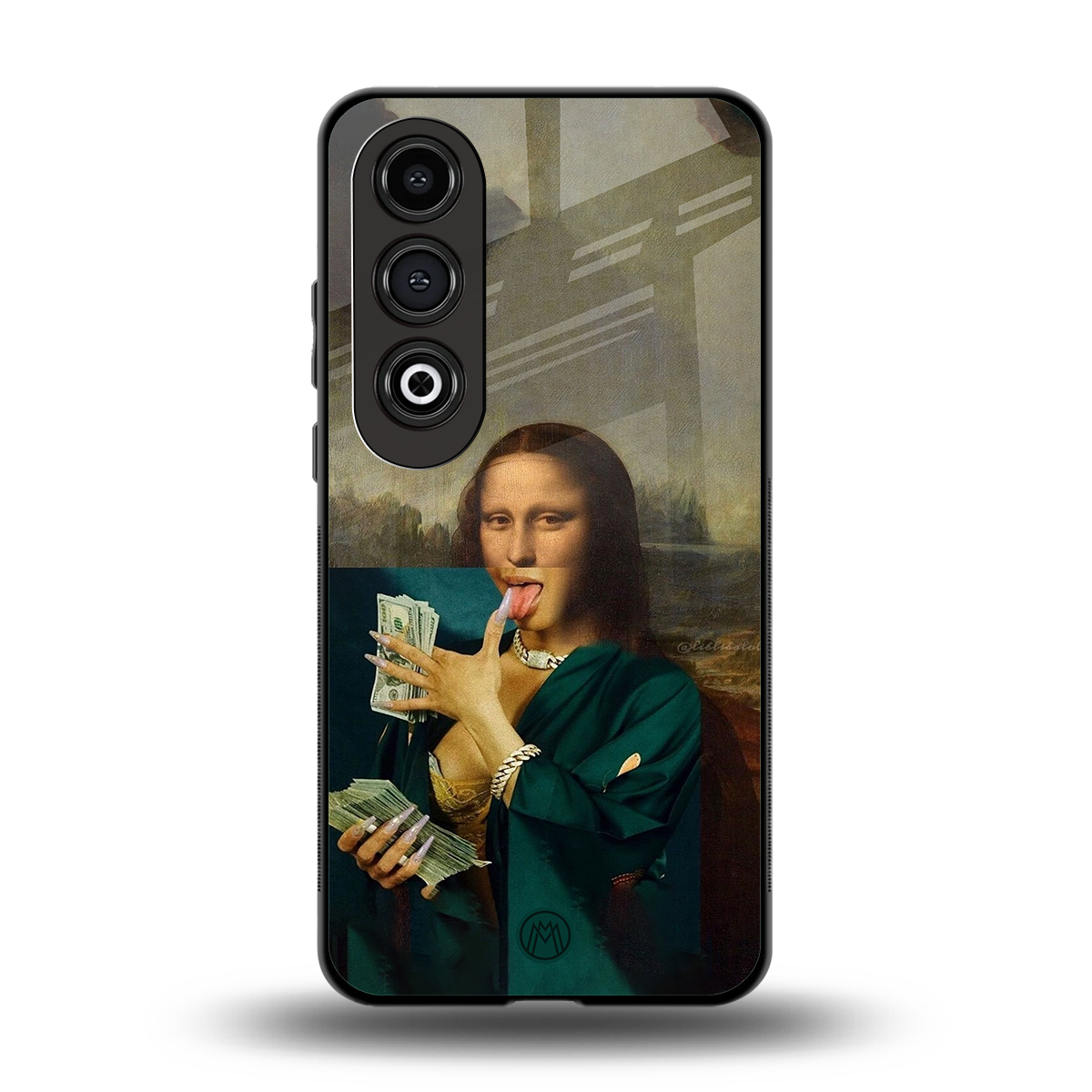 money lisa back phone cover | glass case for oneplus nord ce 4