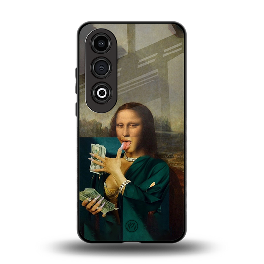 money lisa back phone cover | glass case for oneplus nord ce 4
