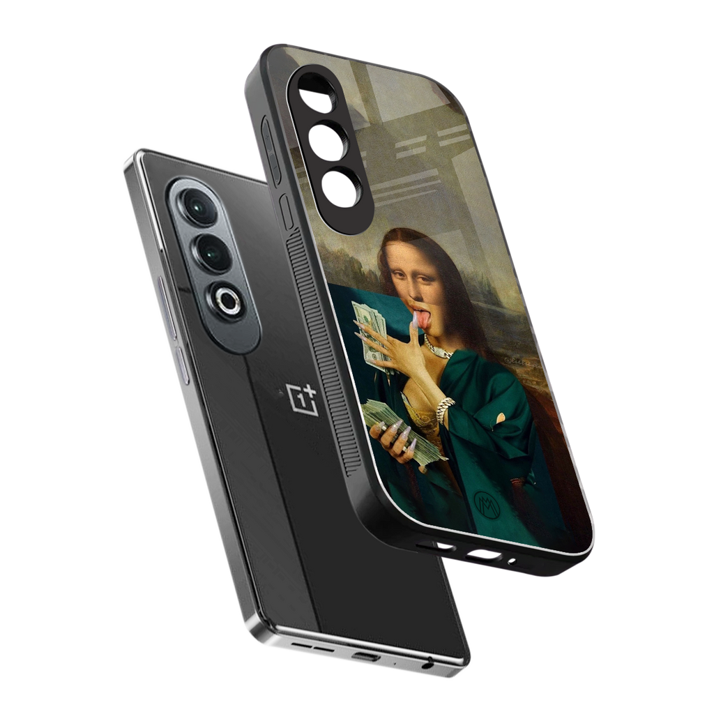 money lisa back phone cover | glass case for oneplus nord ce 4