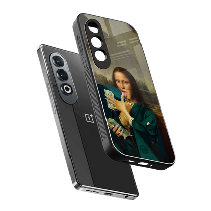 money lisa back phone cover | glass case for oneplus nord ce 4