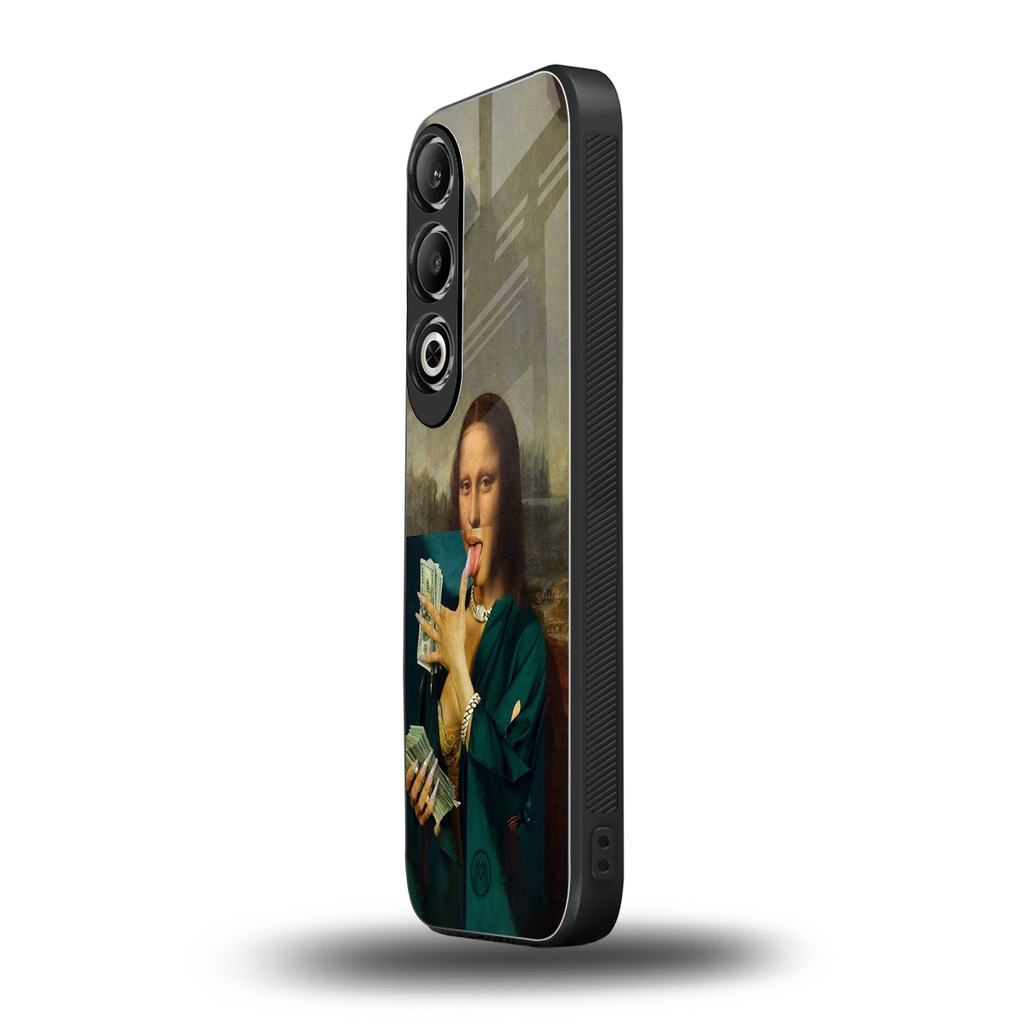 money lisa back phone cover | glass case for oneplus nord ce 4