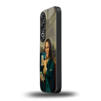 money lisa back phone cover | glass case for oneplus nord ce 4