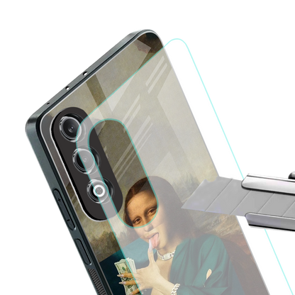 money lisa back phone cover | glass case for oneplus nord ce 4