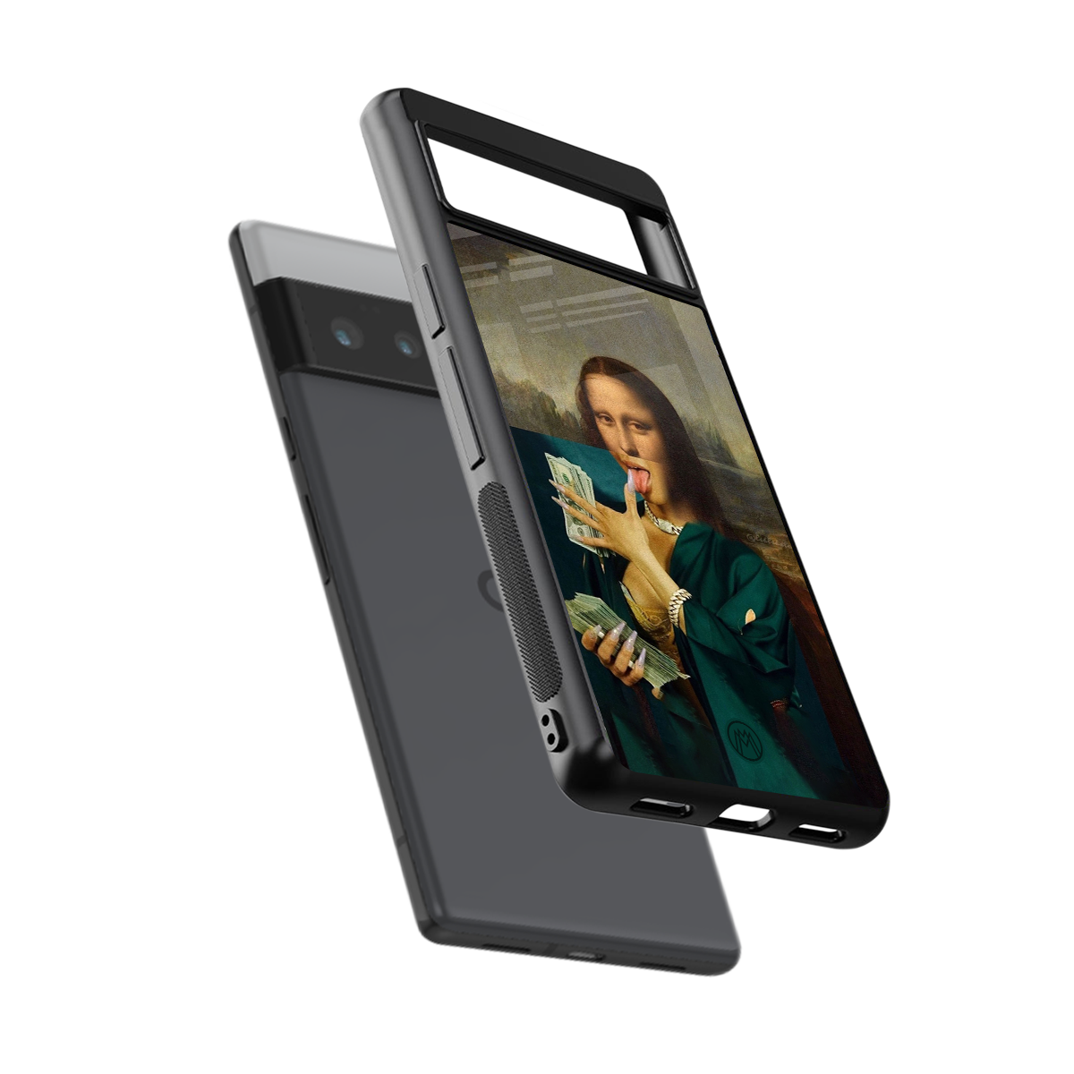 money lisa back phone cover | glass case for google pixel 6 pro