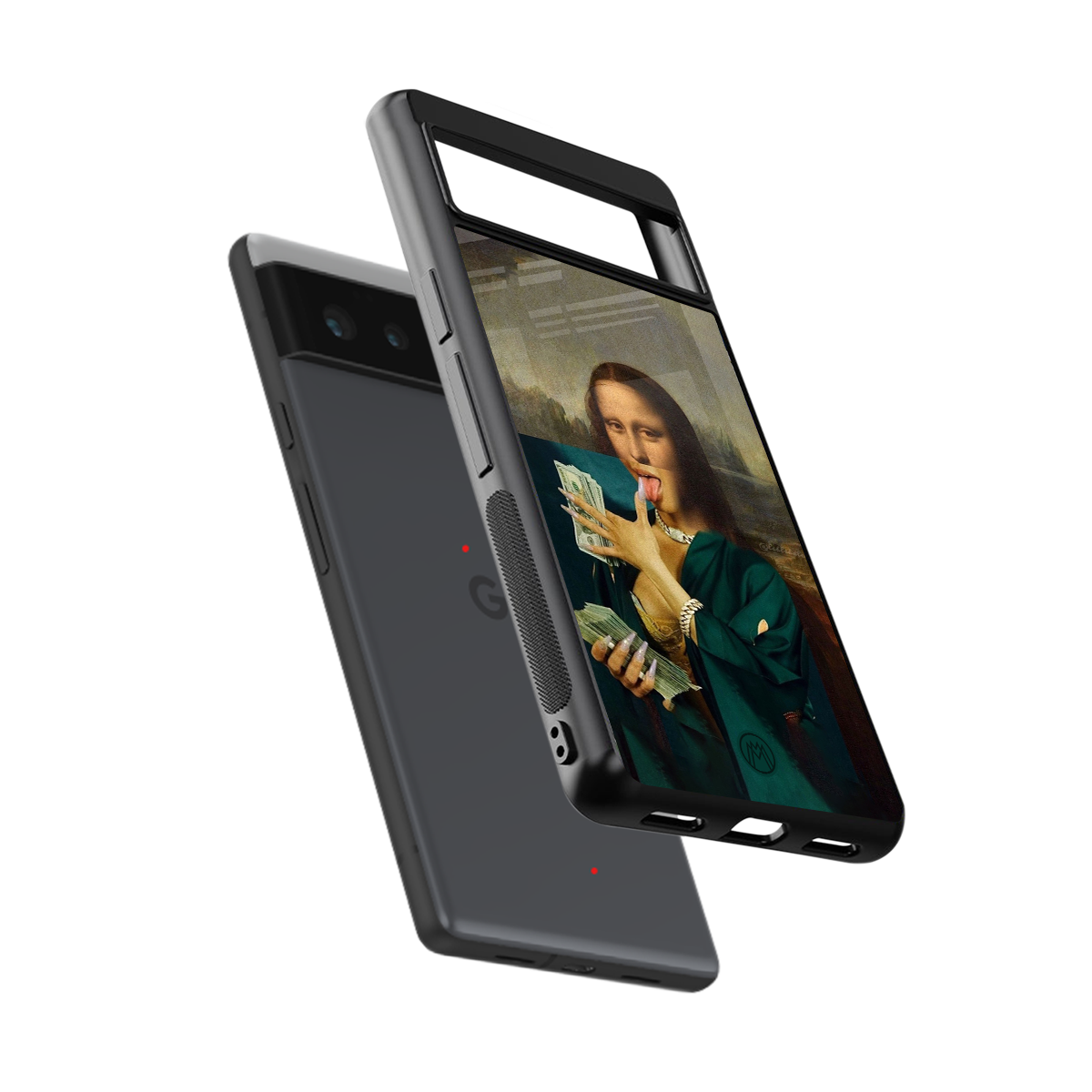 money lisa back phone cover | glass case for Google Pixel 6A