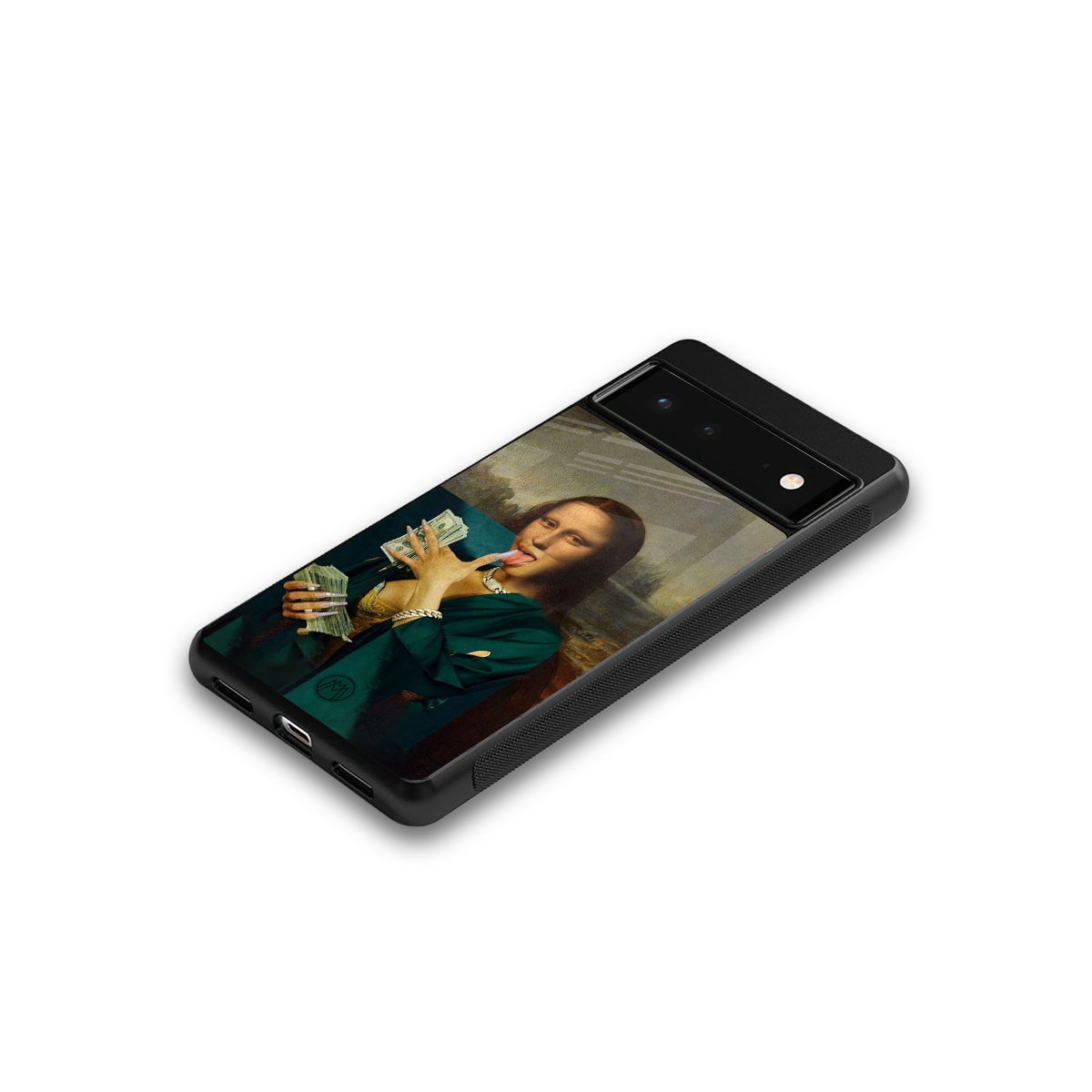 money lisa back phone cover | glass case for Google Pixel 6A