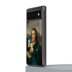 money lisa back phone cover | glass case for Google Pixel 6A
