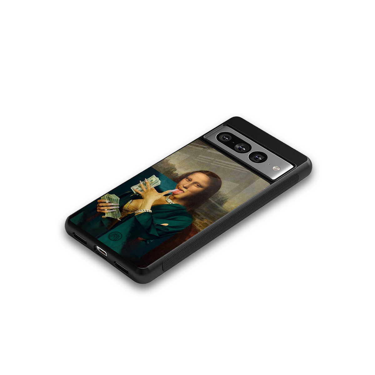 money lisa back phone cover | glass case for google pixel 7 pro