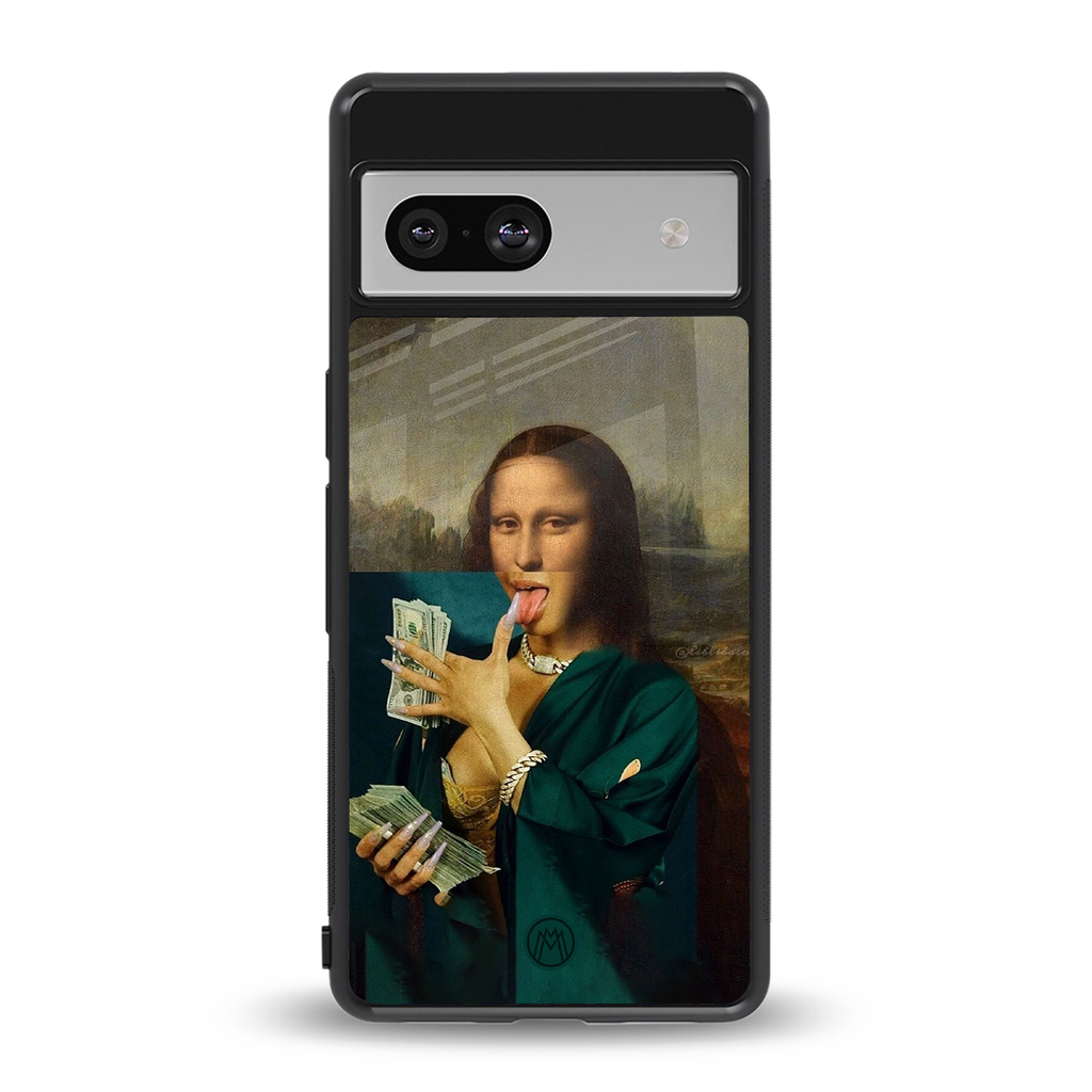 money lisa back phone cover | glass case for Google Pixel 7