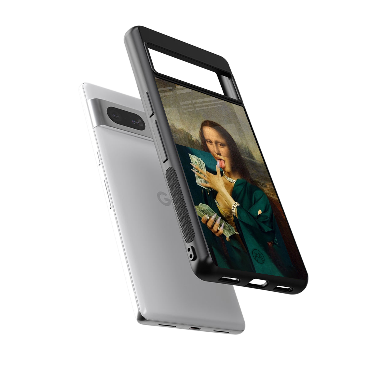 money lisa back phone cover | glass case for Google Pixel 7A