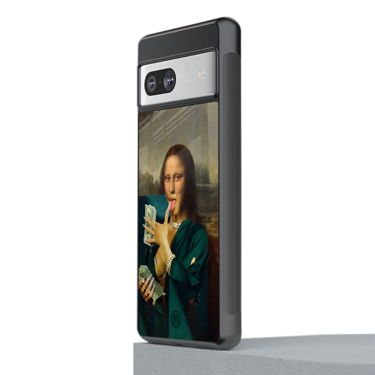 money lisa back phone cover | glass case for Google Pixel 7A
