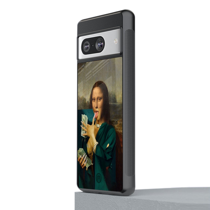 money lisa back phone cover | glass case for Google Pixel 8