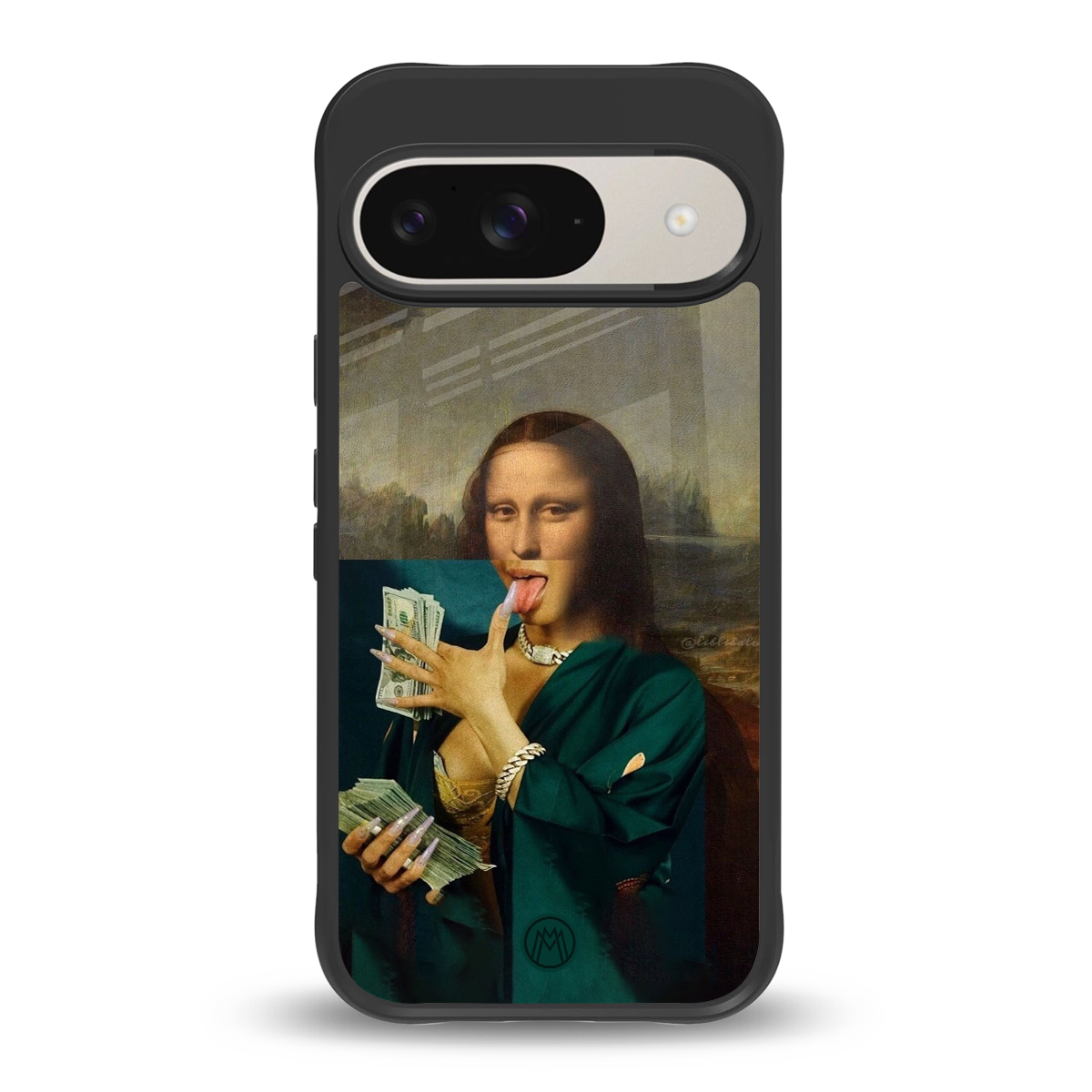 money lisa back phone cover | glass case for google pixel 9