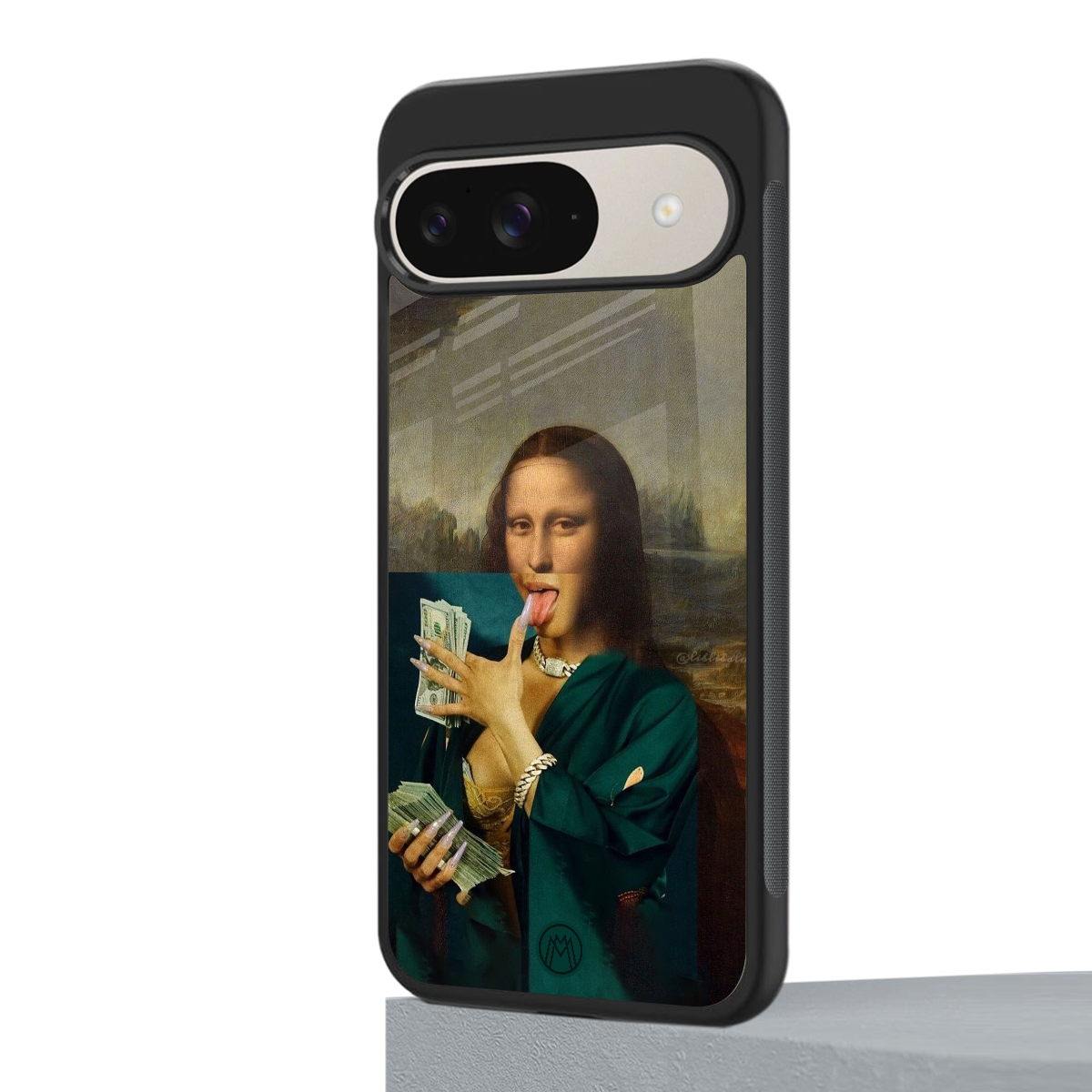money lisa back phone cover | glass case for google pixel 9