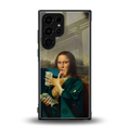 money lisa back phone cover | glass case for samsung galaxy s23 ultra