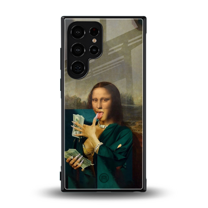 money lisa back phone cover | glass case for samsung galaxy s23 ultra