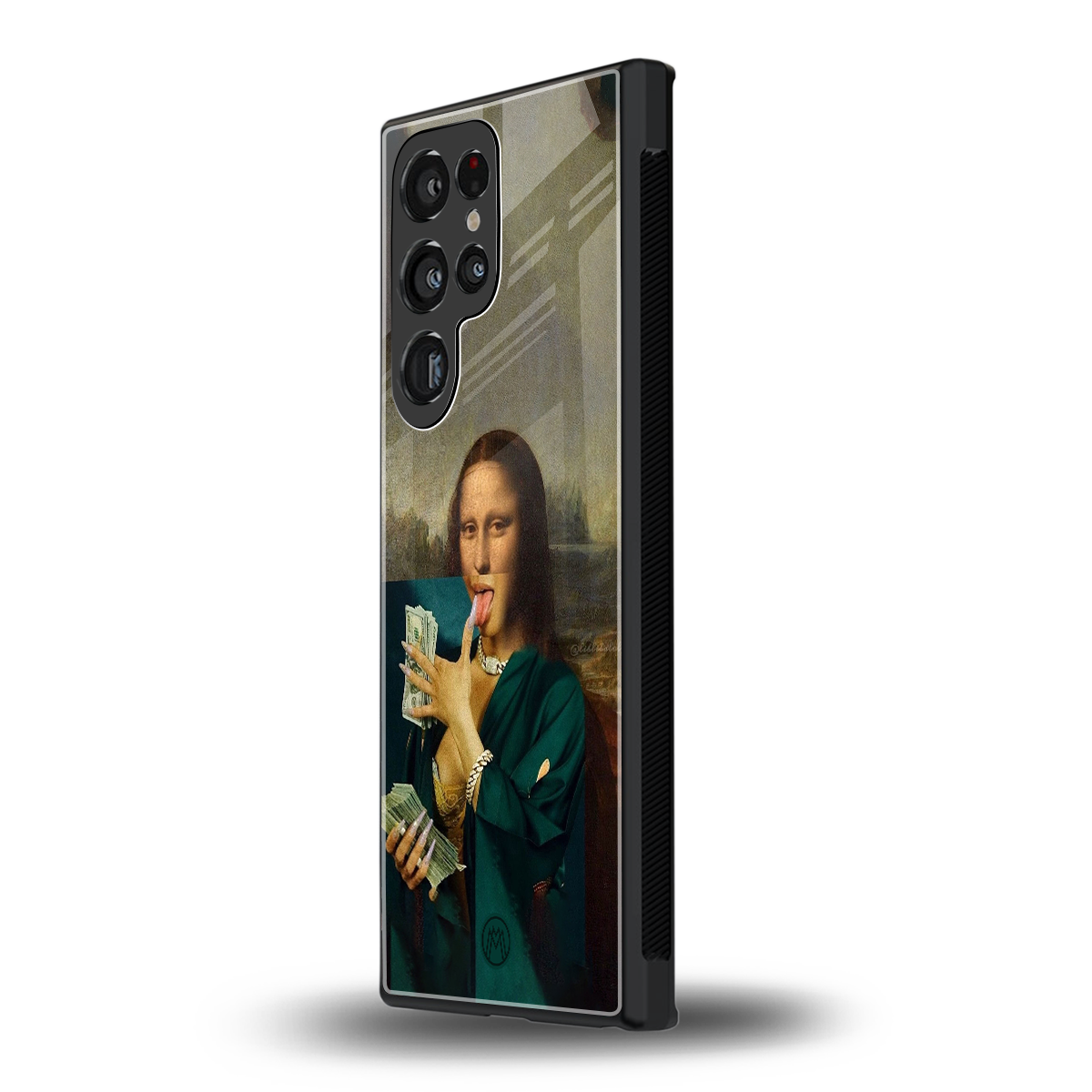 money lisa back phone cover | glass case for samsung galaxy s23 ultra