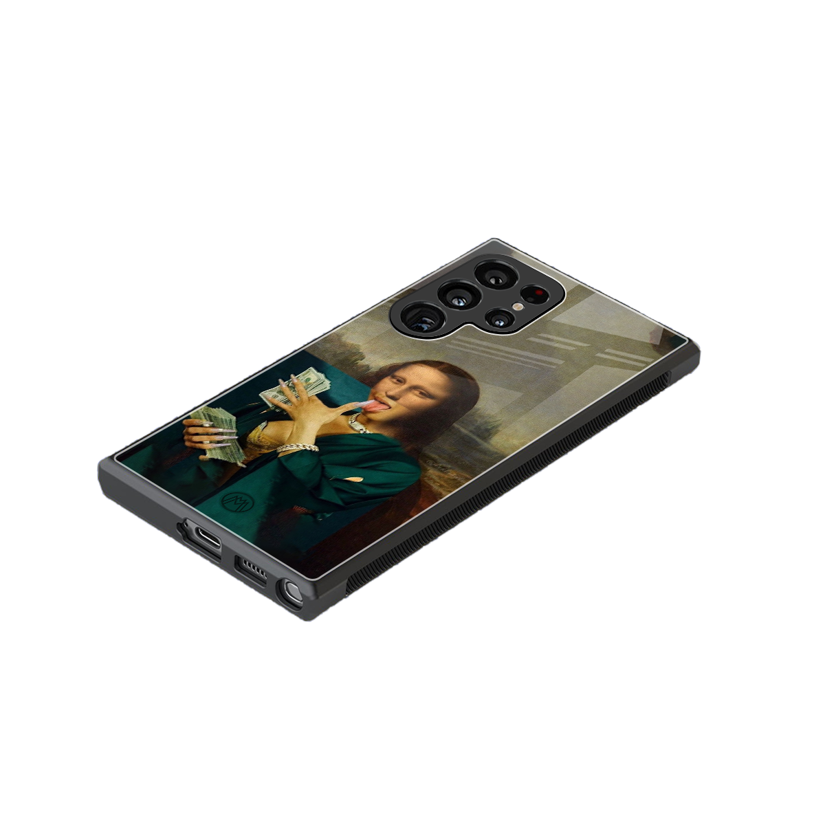 money lisa back phone cover | glass case for samsung galaxy s23 ultra