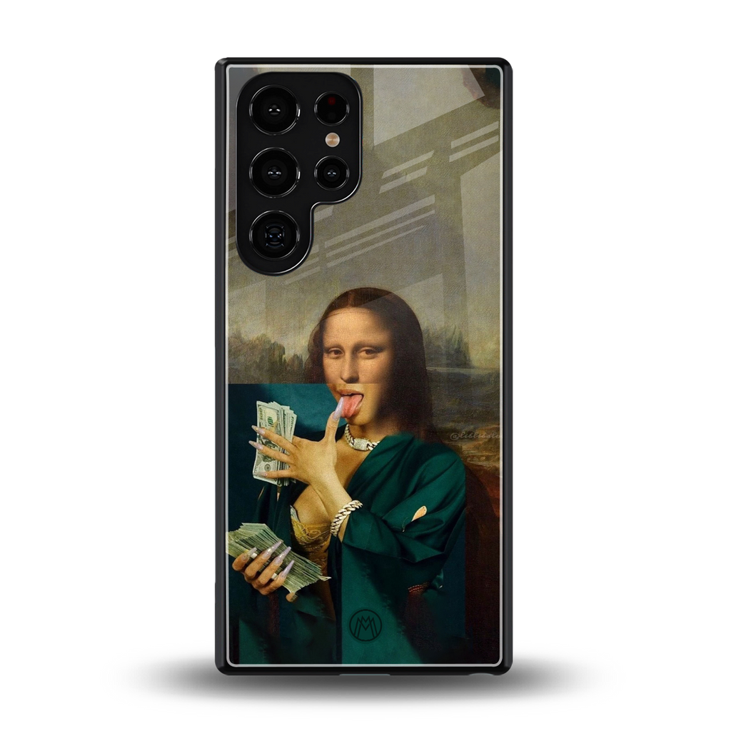 money lisa back phone cover | glass case for samsung galaxy s25 ultra