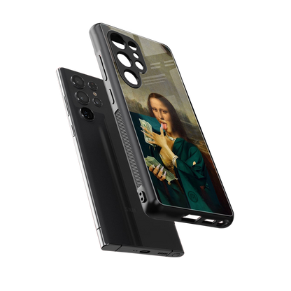 money lisa back phone cover | glass case for samsung galaxy s25 ultra