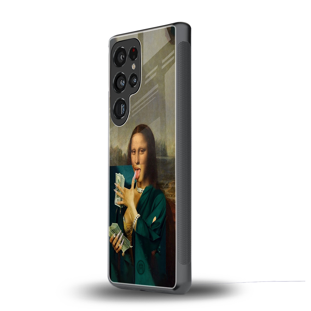 money lisa back phone cover | glass case for samsung galaxy s25 ultra