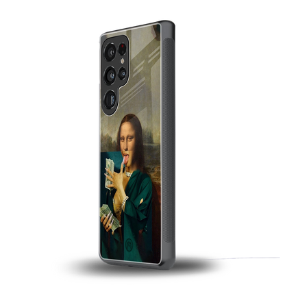 money lisa back phone cover | glass case for samsung galaxy s25 ultra