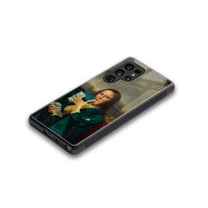 money lisa back phone cover | glass case for samsung galaxy s25 ultra