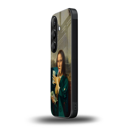 money lisa back phone cover | glass case for samsung galaxy s23 plus