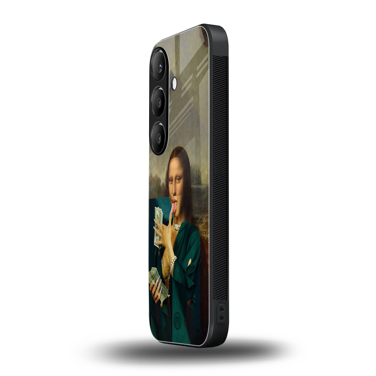 money lisa back phone cover | glass case for samsung galaxy s24 fe