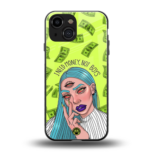 money over boys back phone cover | glass case for iphone 13 mini