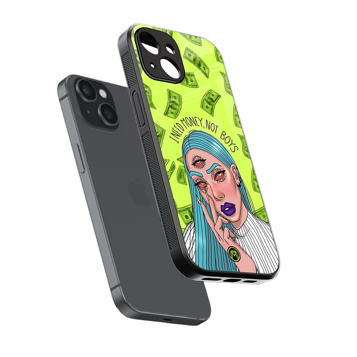 money over boys back phone cover | glass case for iphone 13 mini
