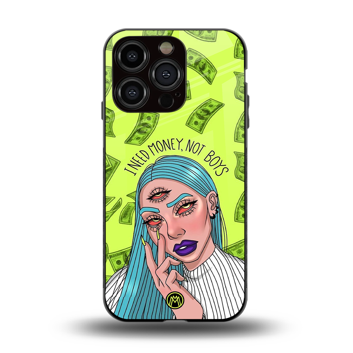 money over boys back phone cover | glass case for iphone 13 pro