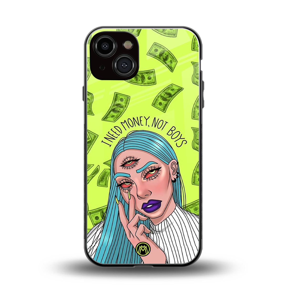 money over boys back phone cover | glass case for iphone 13
