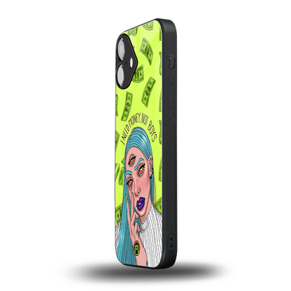 money over boys back phone cover | glass case for iphone 16 plus