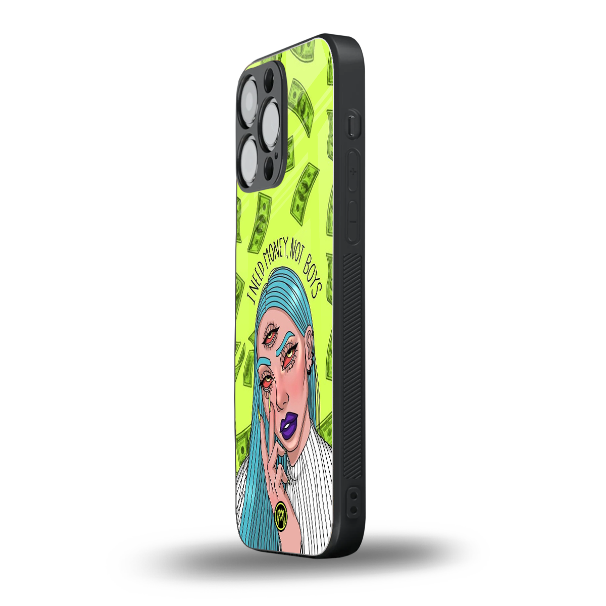 money over boys back phone cover | glass case for iphone 16 pro max