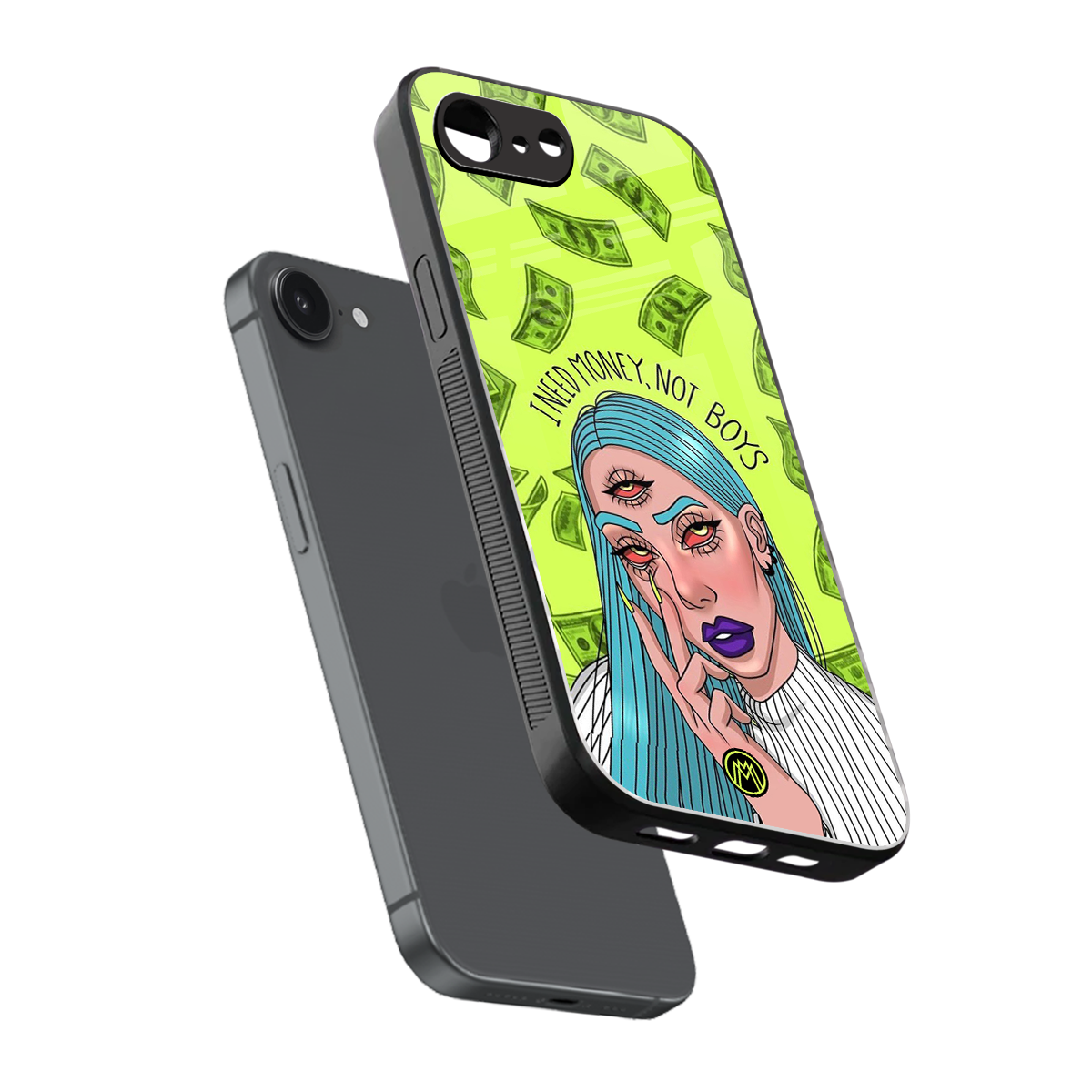money over boys back phone cover | glass case for iphone 16e