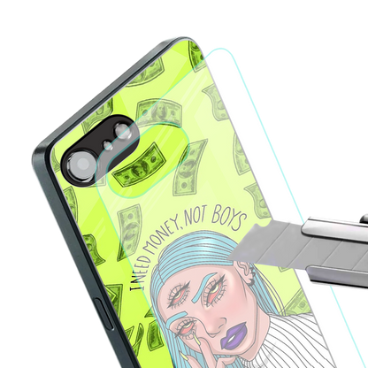 money over boys back phone cover | glass case for iphone 16e