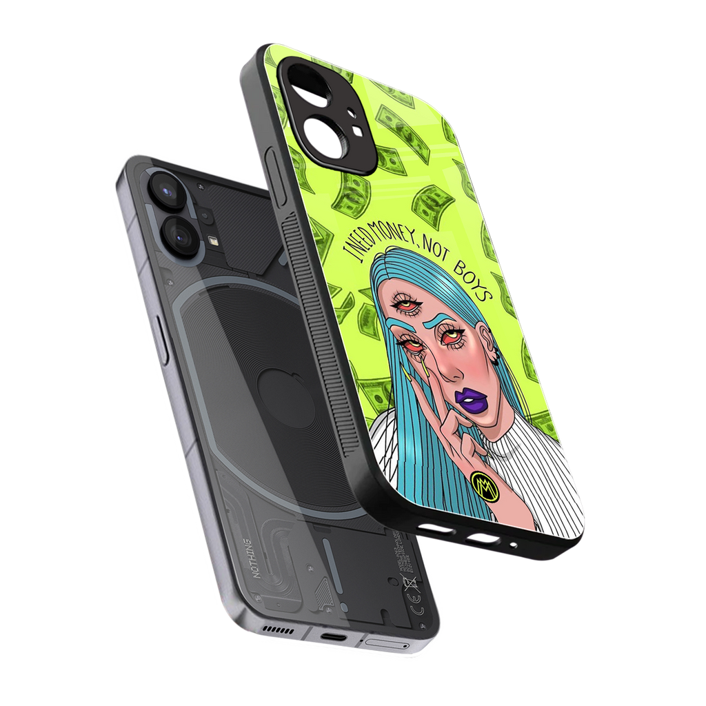 money over boys back phone cover | glass case for nothing phone 1