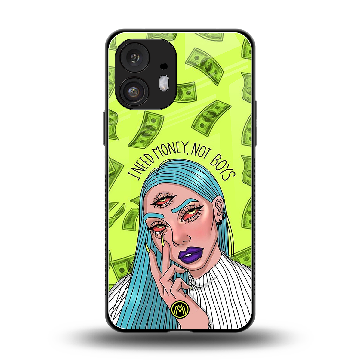money over boys back phone cover | glass case for nothing phone 2