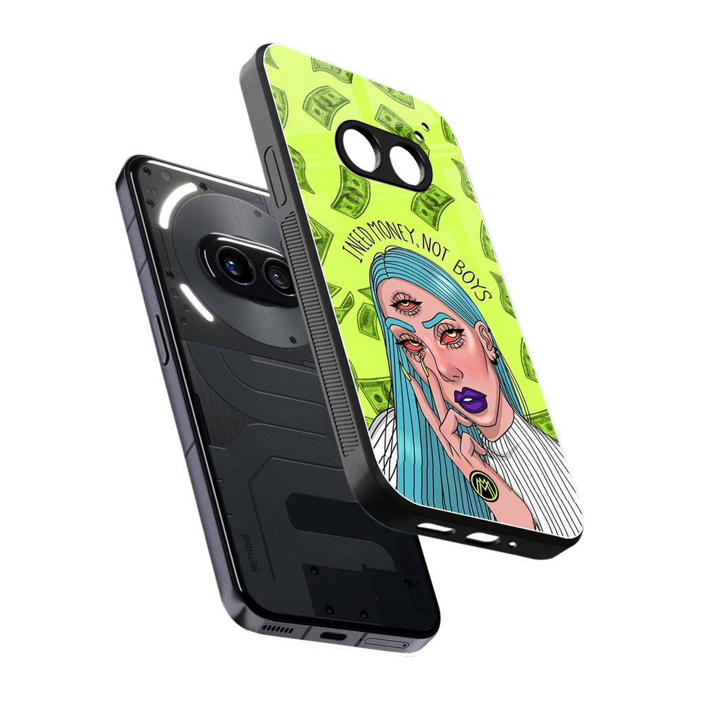 money over boys back phone cover | glass case for nothing phone 2a