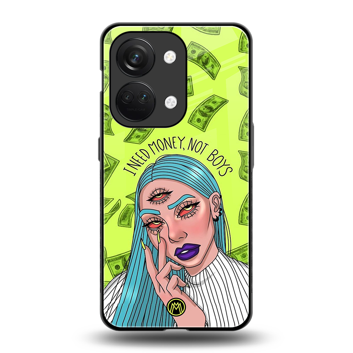 money over boys back phone cover | glass case for oneplus nord 3