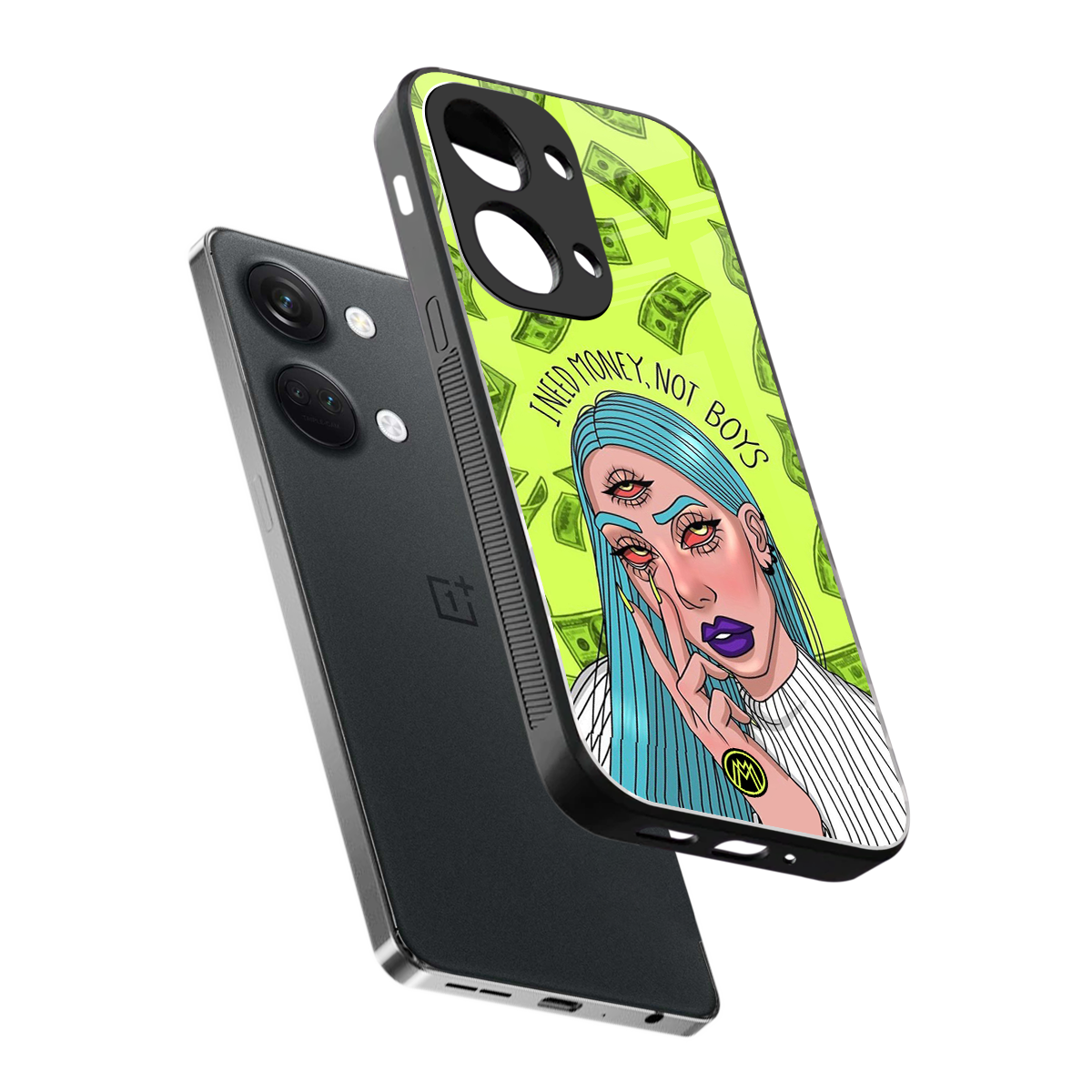 money over boys back phone cover | glass case for oneplus nord 3
