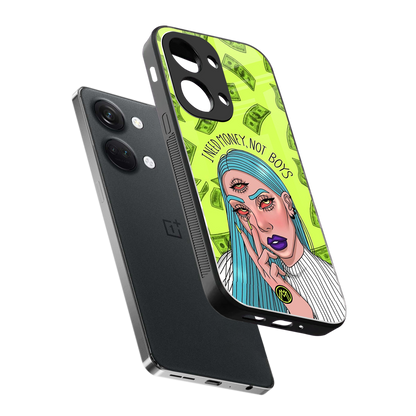 money over boys back phone cover | glass case for oneplus nord 3