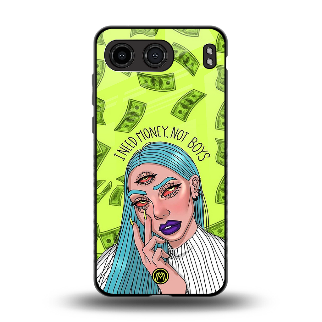 money over boys back phone cover | glass case for oneplus nord 4
